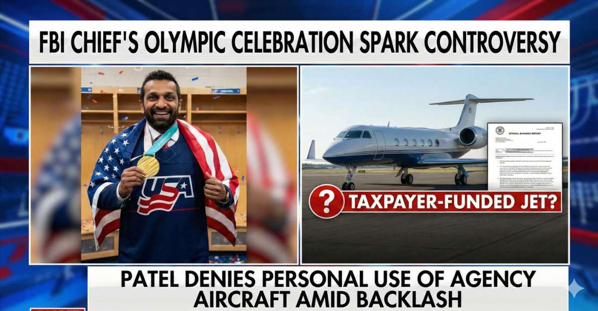 Kash Patel Celebrates Olympic Win Amid Jet Controversy