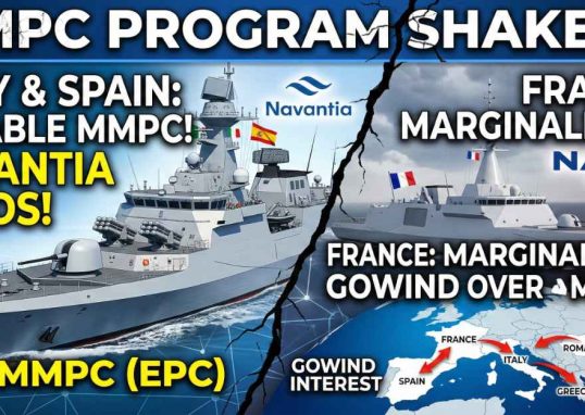 Fincantieri and Navantia sign memorandum to fund MMPC corvette construction, reshaping European naval projects as France loses influence while Greece and Romania show interest.