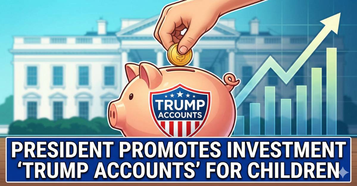 White House Promotes "Trump Accounts" to Jumpstart Children's Financial Futures