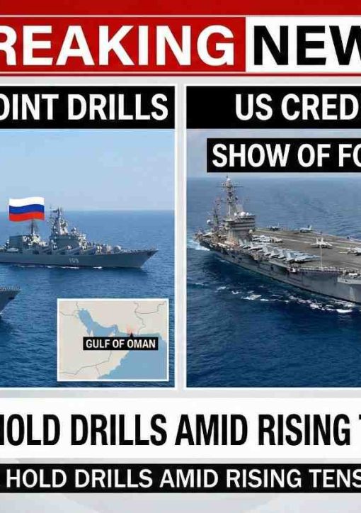 Iran and Russia are holding joint naval drills in the Gulf of Oman