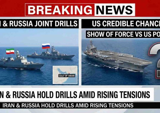 Iran and Russia are holding joint naval drills in the Gulf of Oman