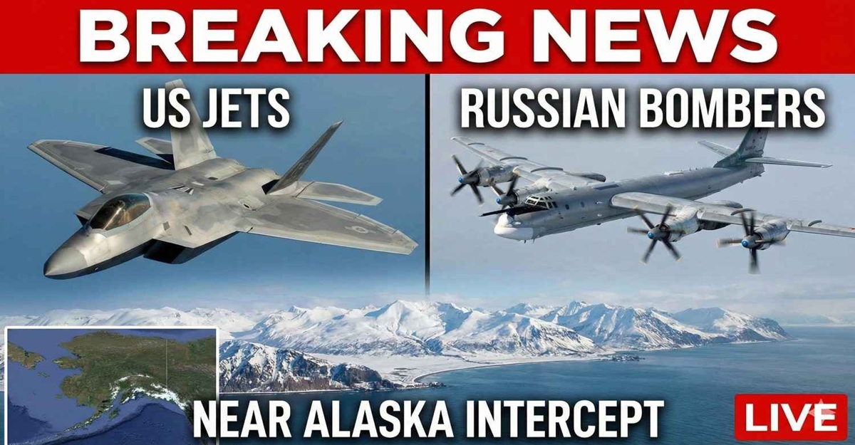 US Fighter Jets Intercept Russian Bombers Near Alaska