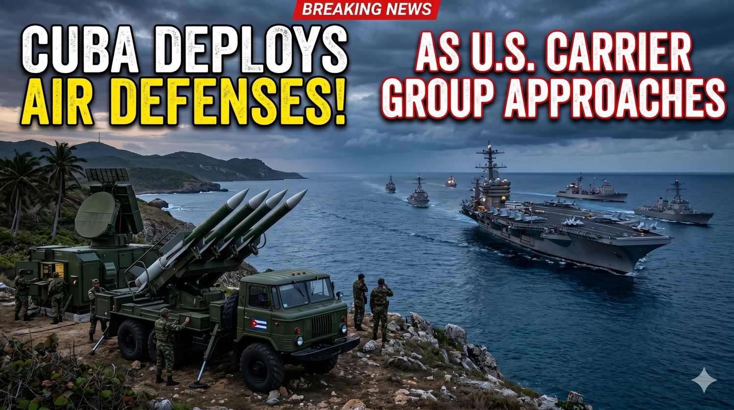 Cuba Deploys Air Defenses as U.S. Carrier Strike Group Approaches