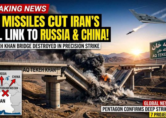 U.S. Missiles Sever Iran’s Vital Rail Link to China and Russia