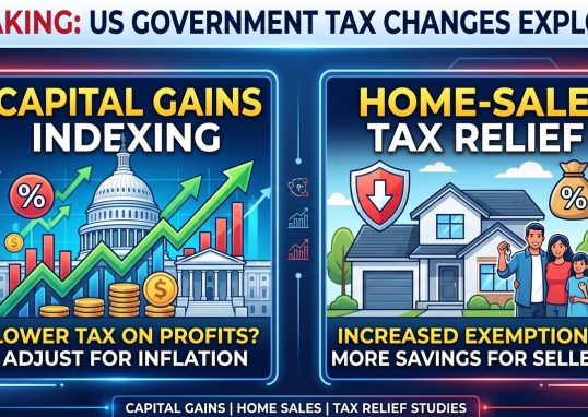 President Donald Trump discussing economic policy and capital gains tax indexing proposals.